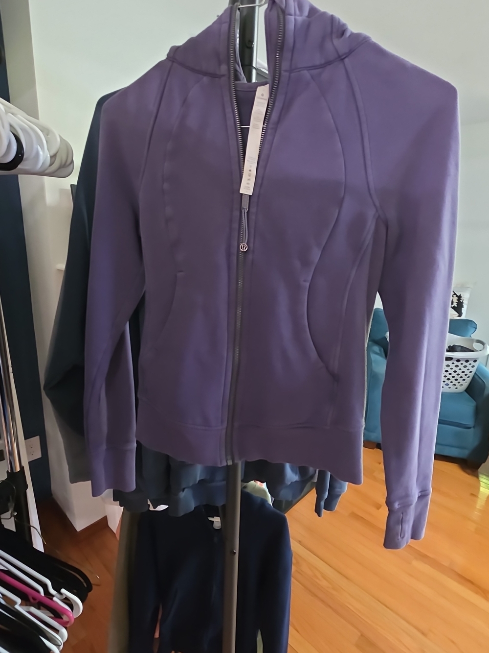 lululemon athletica Purple Full-Zip Scuba Hoodie